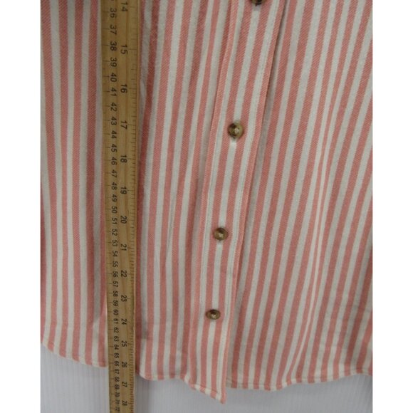 Faherty Top XS Shirt Striped Button Down Stretch Classic Pockets * - Picture 4 of 11